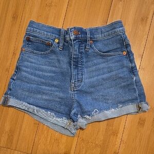 Madewell Classic Blue Jean Shorts 24